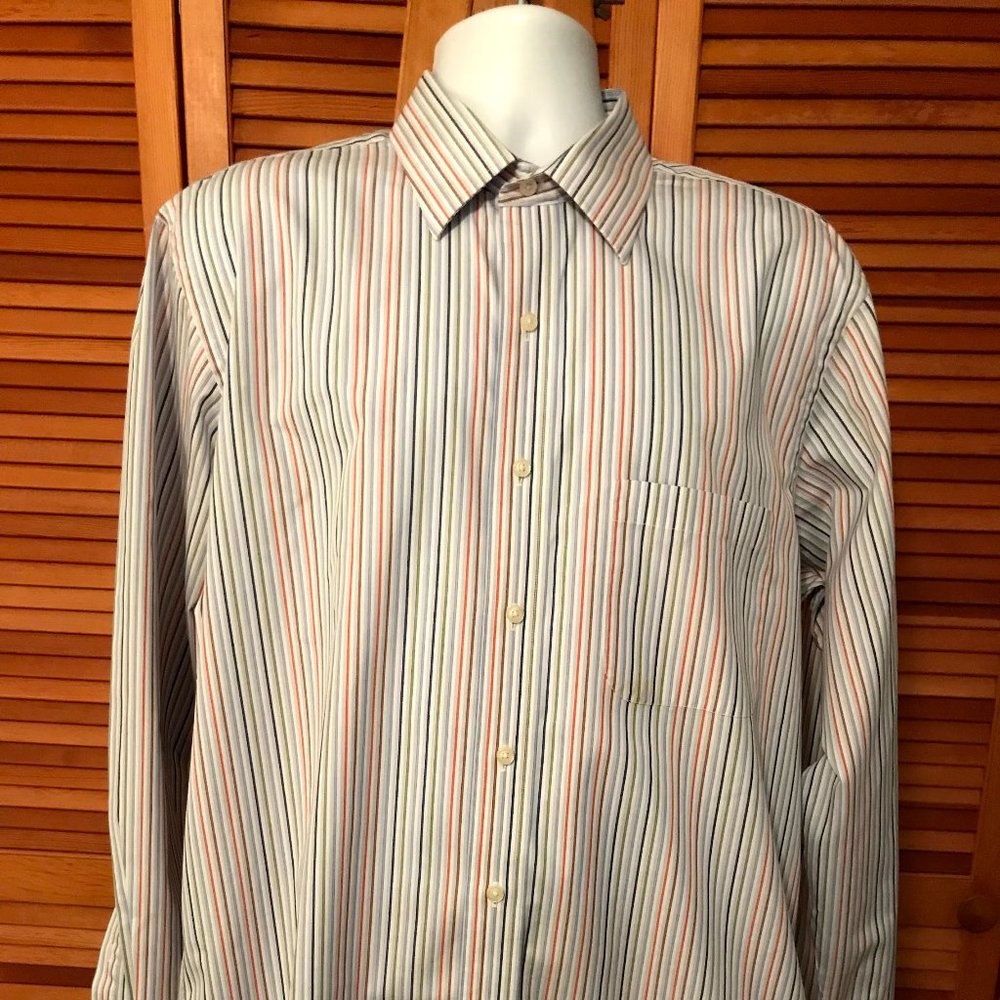 JOS. A. BANK TRAVELER SZ L LS DRESS SHIRT